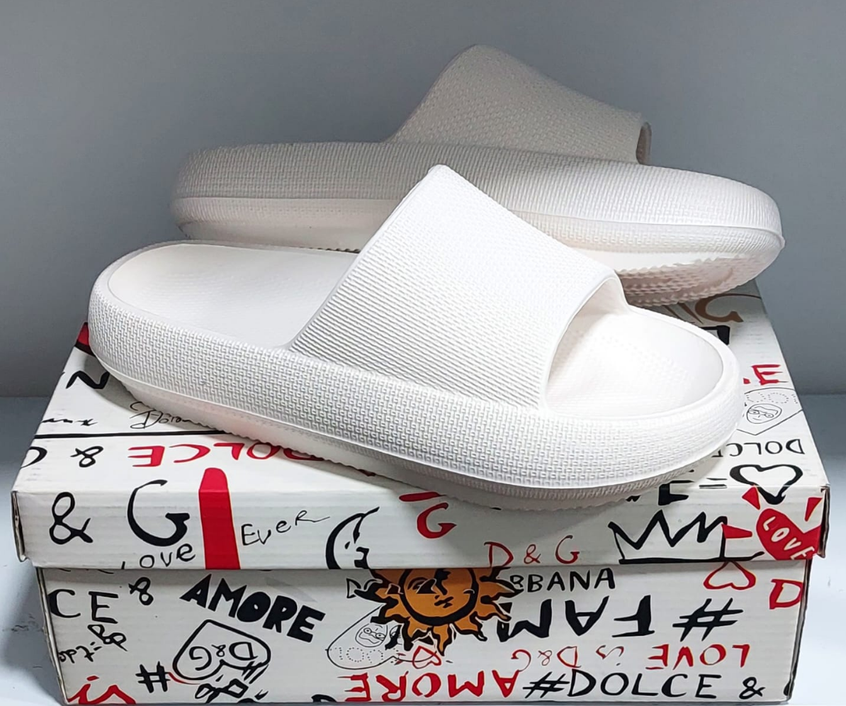 Pantuflas Sandalias Chanclas Ligeras Ortopédica Suaves para mujer y hombre color blanco comprar tienda onlineshoppingcenterg colombia centro de compras en linea